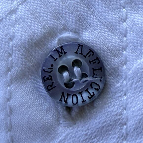 Affliction Shirt Mens Medium White Premium Button Up Embroidery Motorcycle Biker - Picture 5 of 11